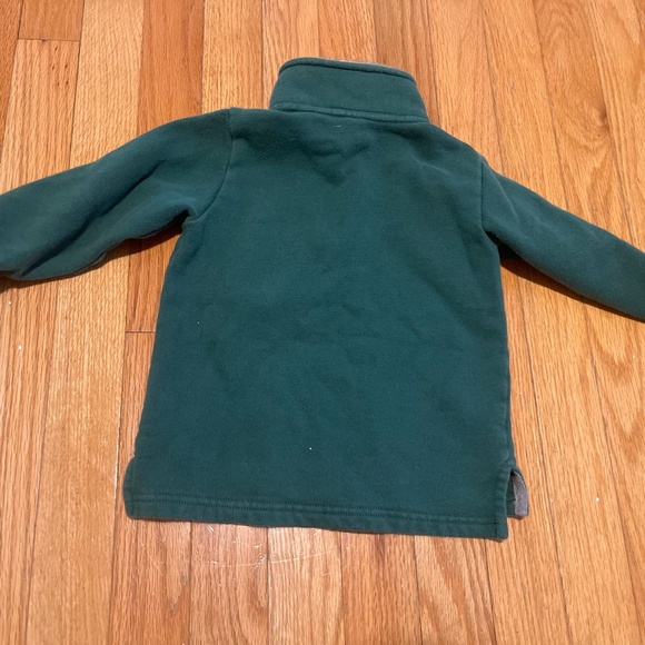 Carter’s 2T Forest Green Fleece 1/4 Zip Pullover – Cozy w/ Bear Logo - Picture 5 of 5